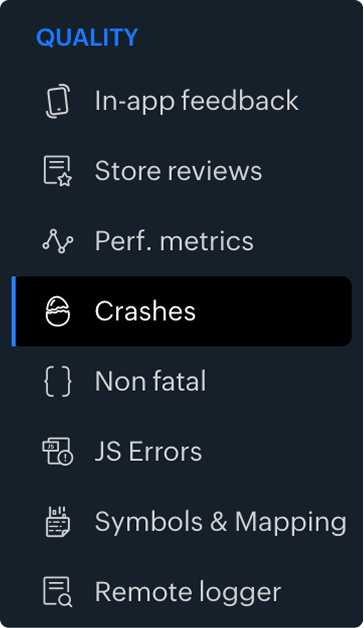 Swift and intuitive crash monitoring