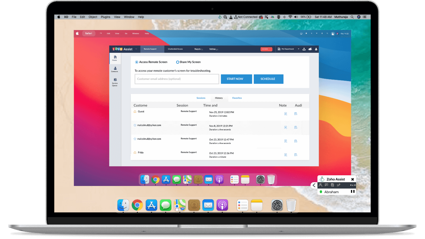 Zoho Assist for MAC