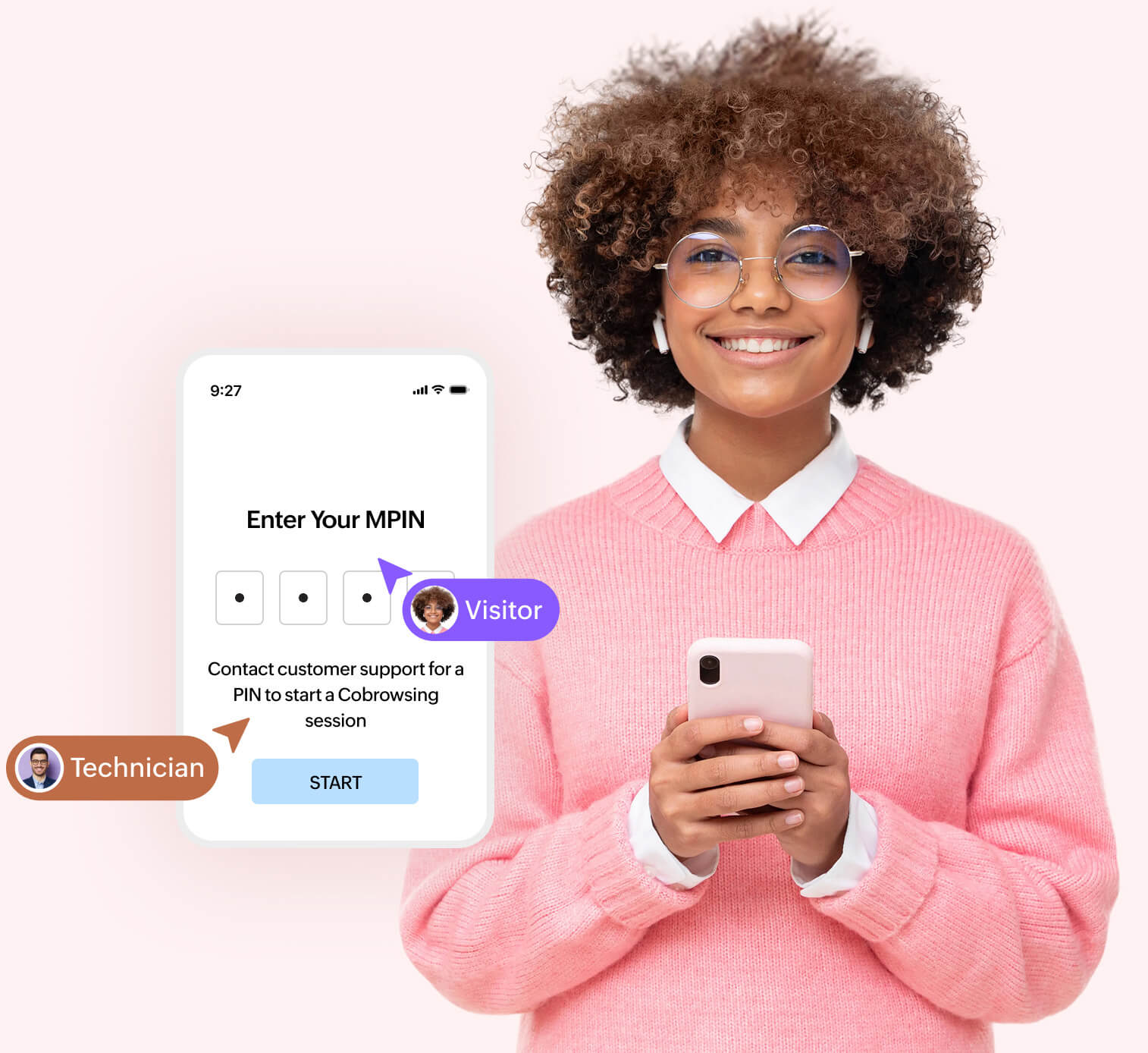 Provide visual support on the go with Mobile Cobrowsing