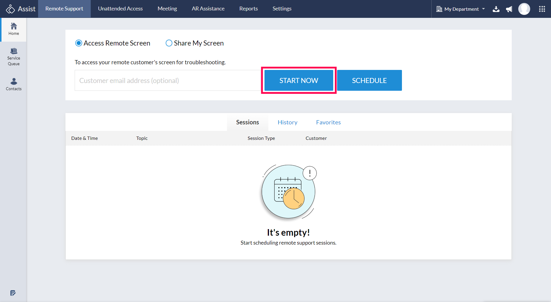 Zoho Assist Start Now