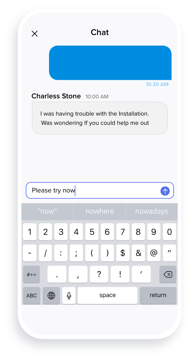 Remote-Steuerung für das iPhone – Zoho Assist