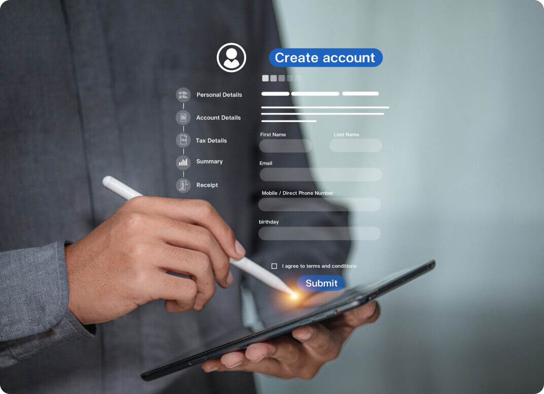 Remote desktop connection tool sign-up