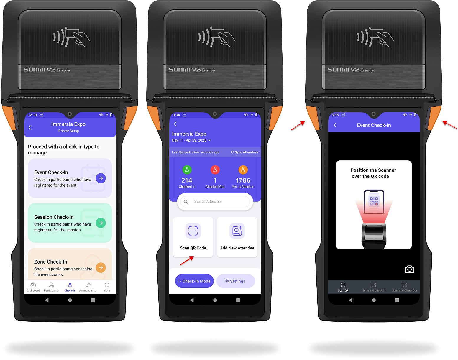 On-site badge printing with Zoho Backstage using SUNMI