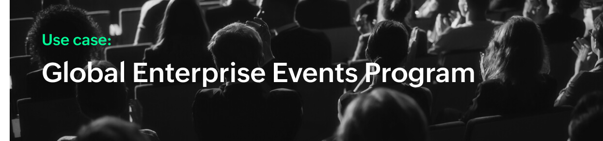 Use Case: Global Enterprise Events Program