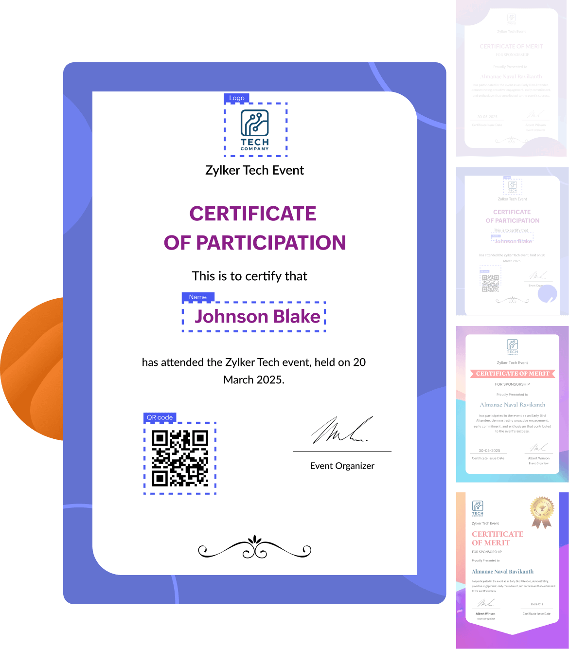 Event Certificate Builder