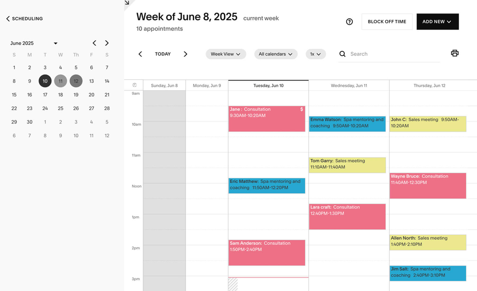 Acuity Scheduling: Tailored for beauty, spa, and wellness businesses