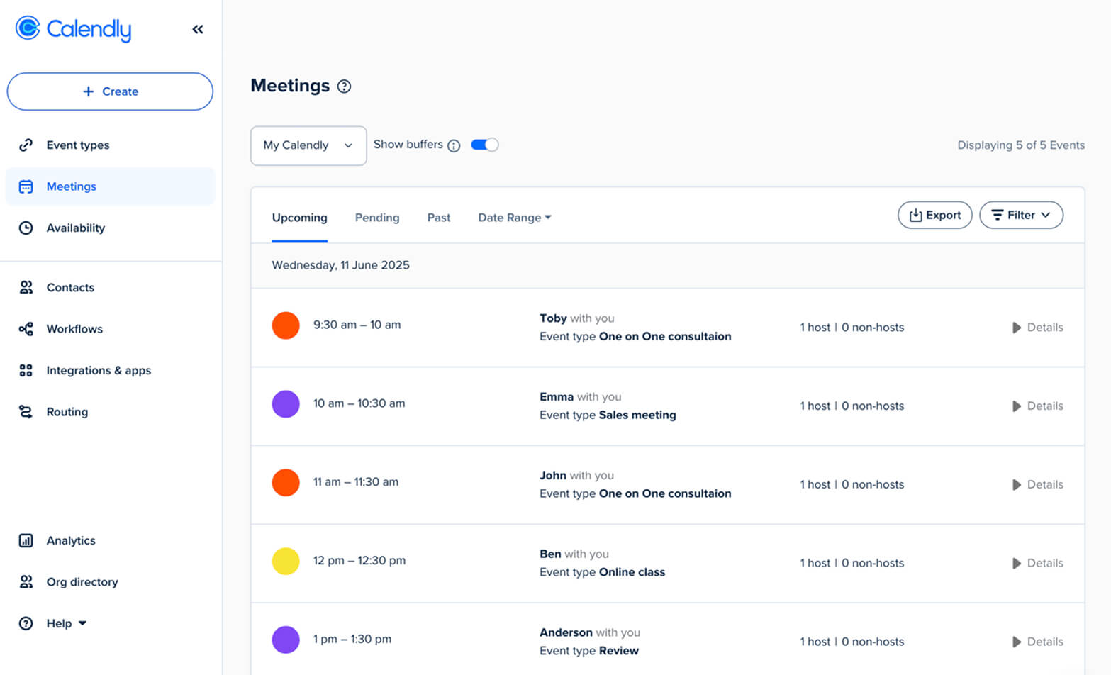 Calendly: Extensive scheduling automation for growing teams and enterprises