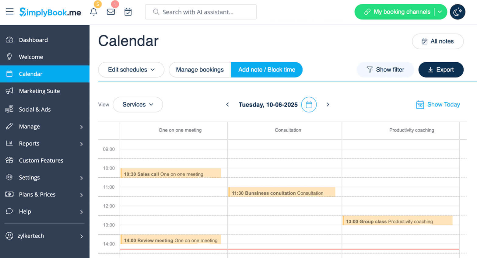 SimplyBook.me: Feature-packed scheduling with a focus on service businesses