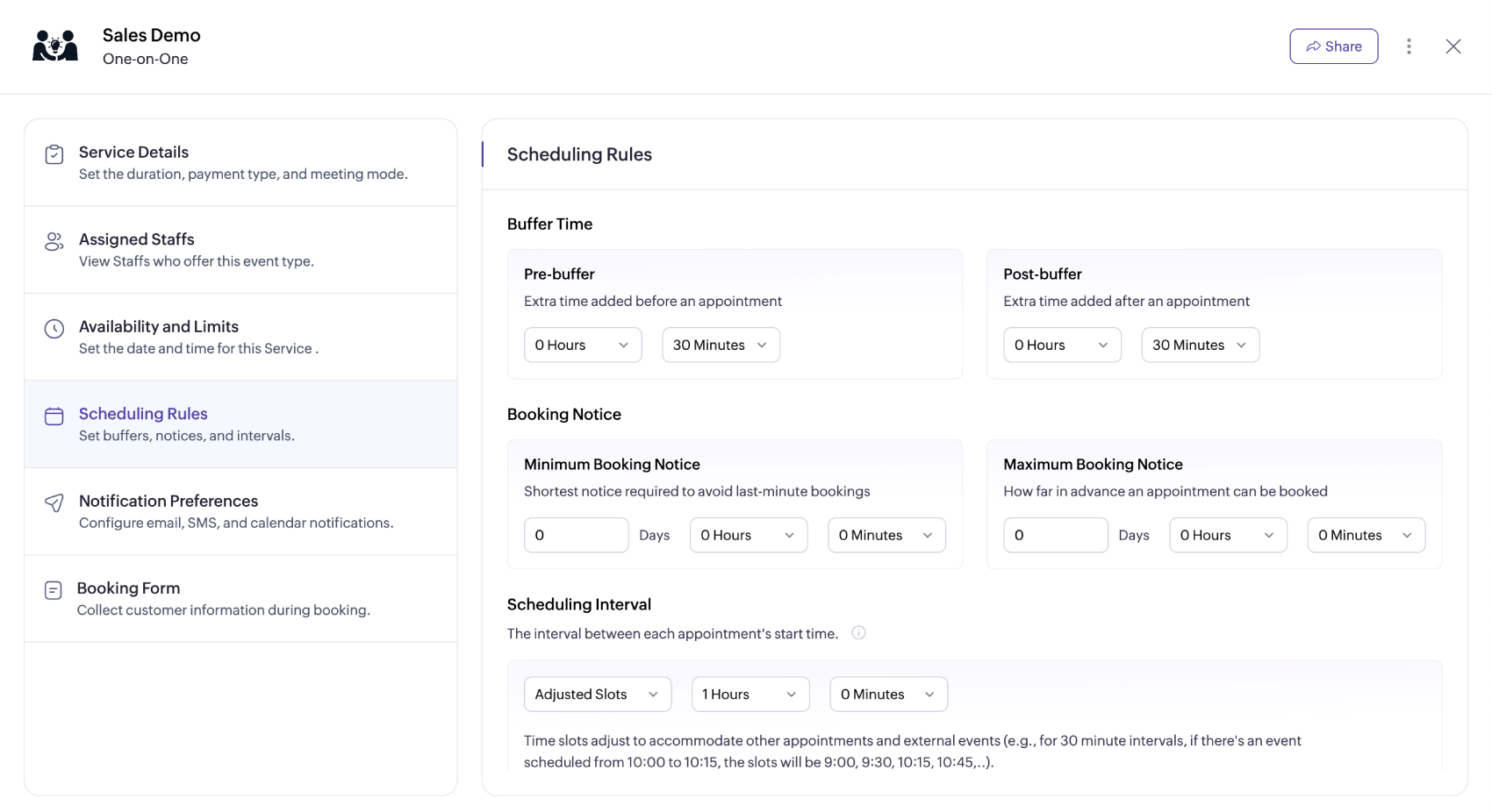 Add buffers between each demo