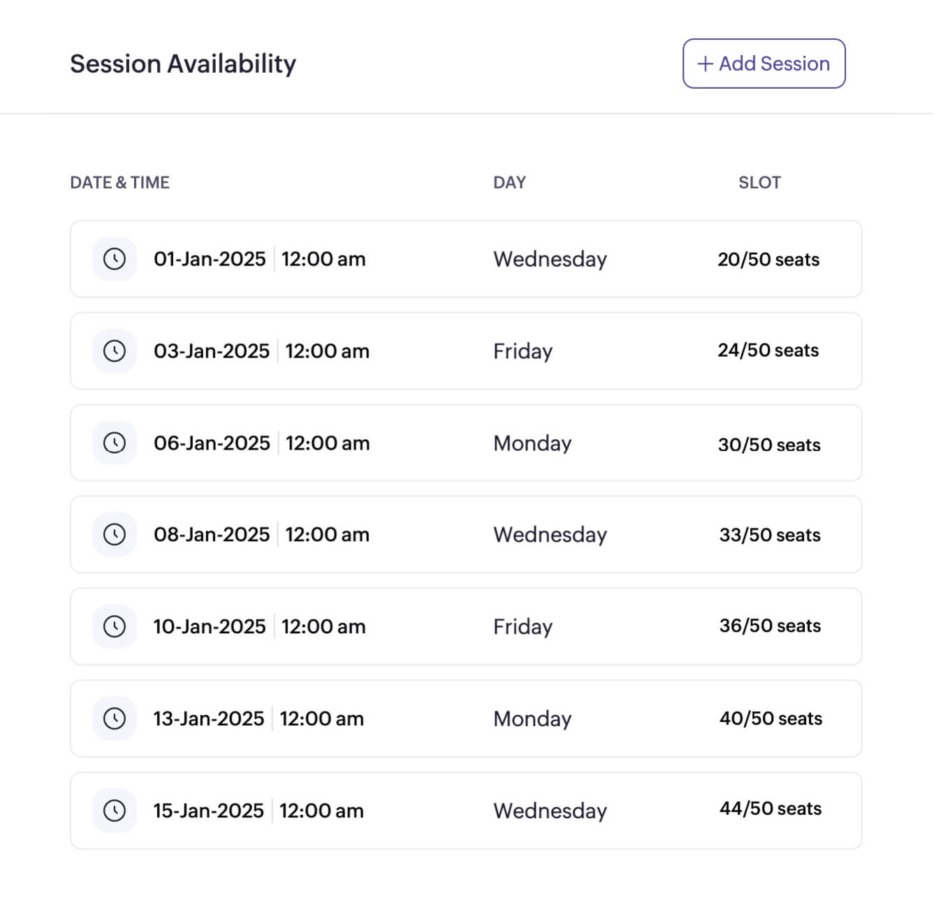 Manage your appointments