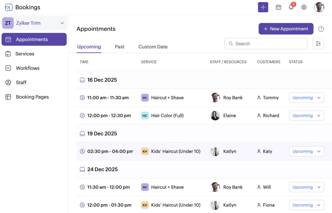 A seamless booking experience that never fades