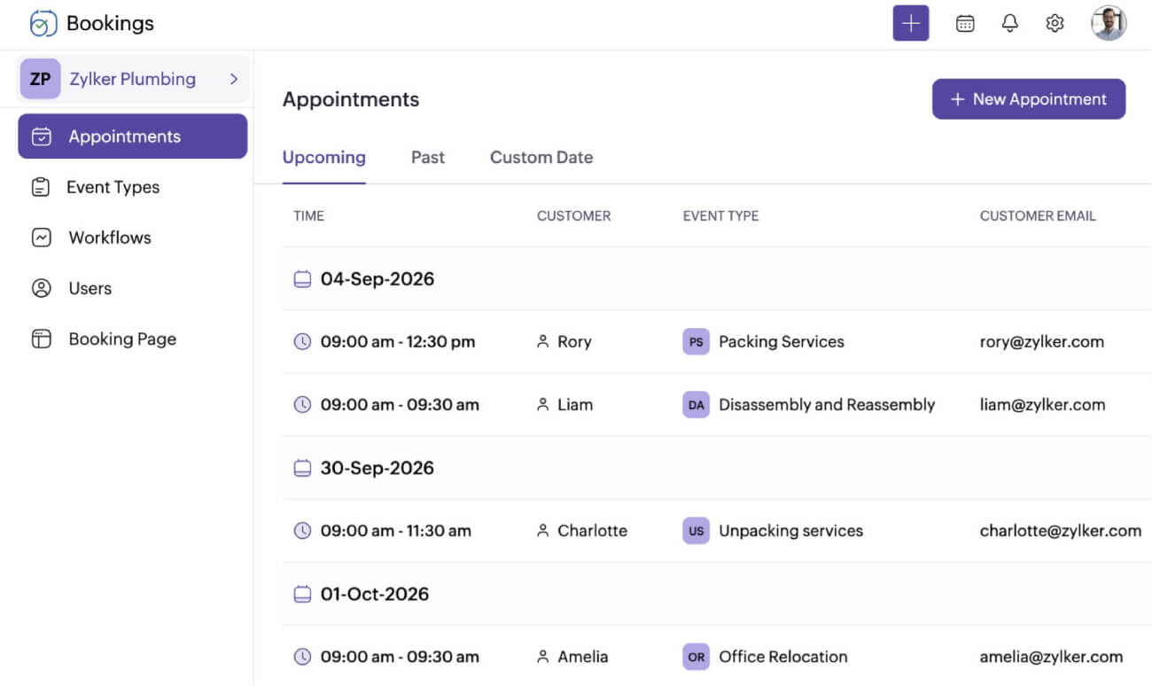 Move away from disorganized schedules