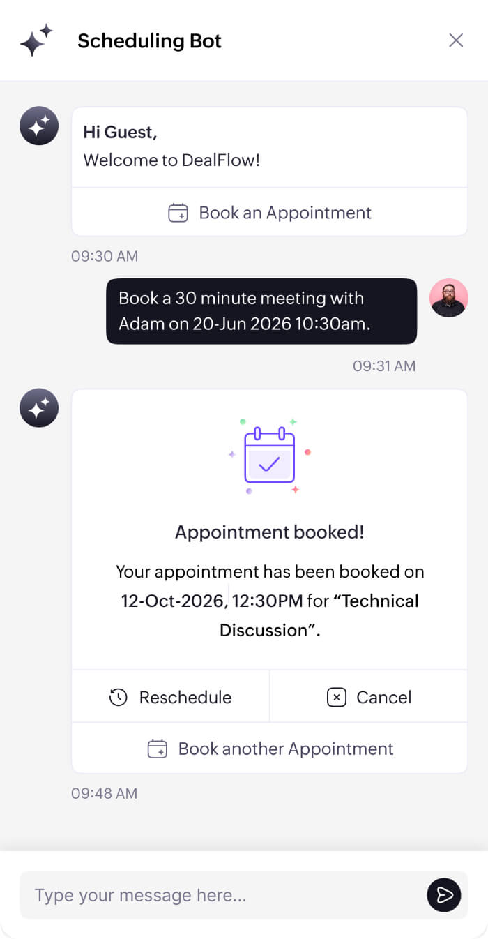 Smart rescheduling and cancellations