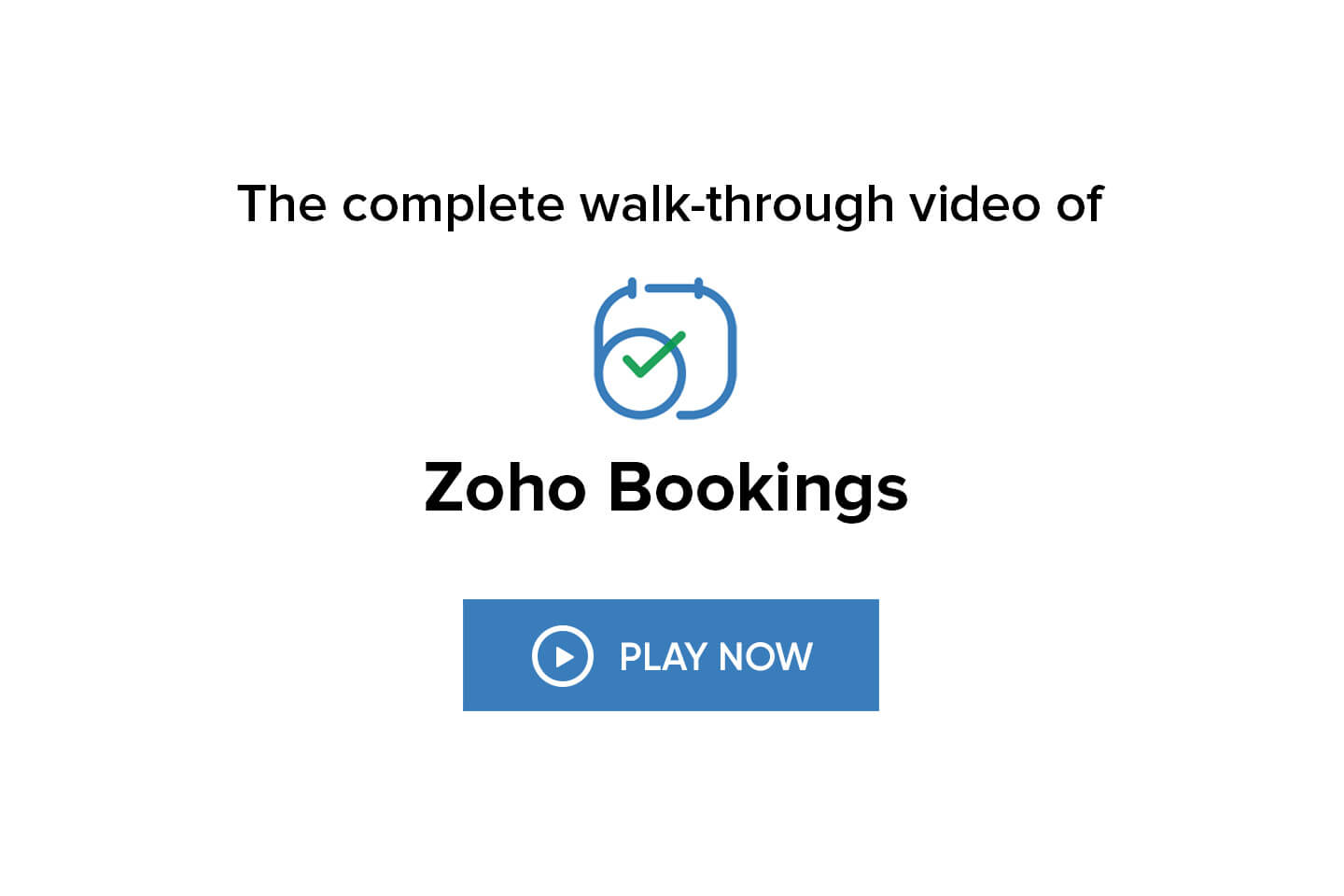 Zoho Bookings
