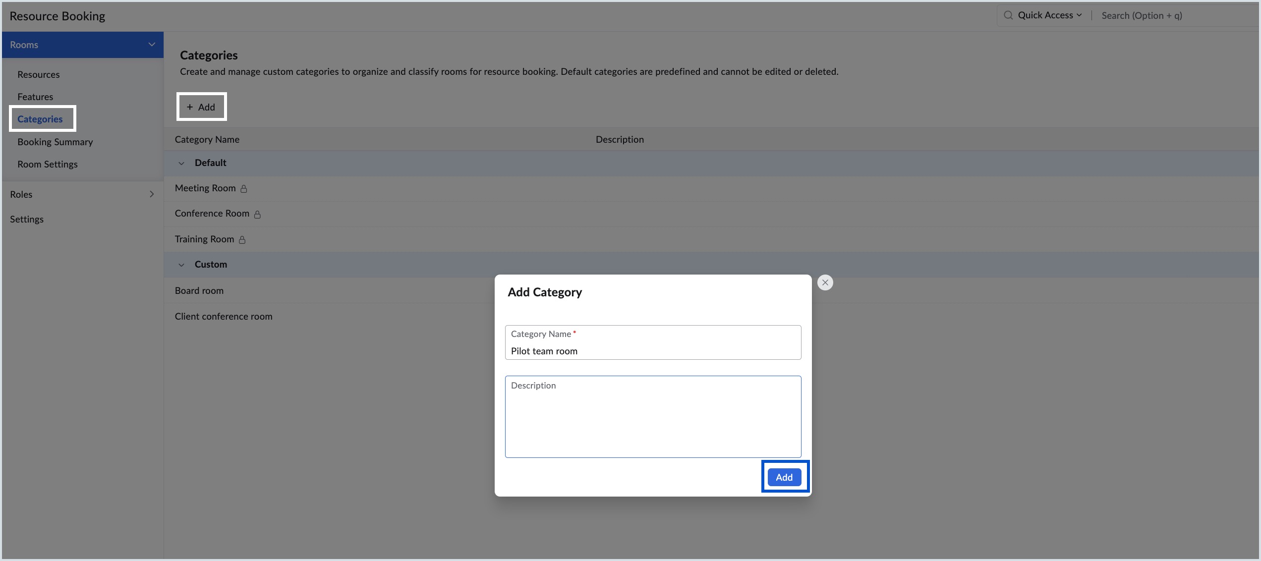Add a category Add a category