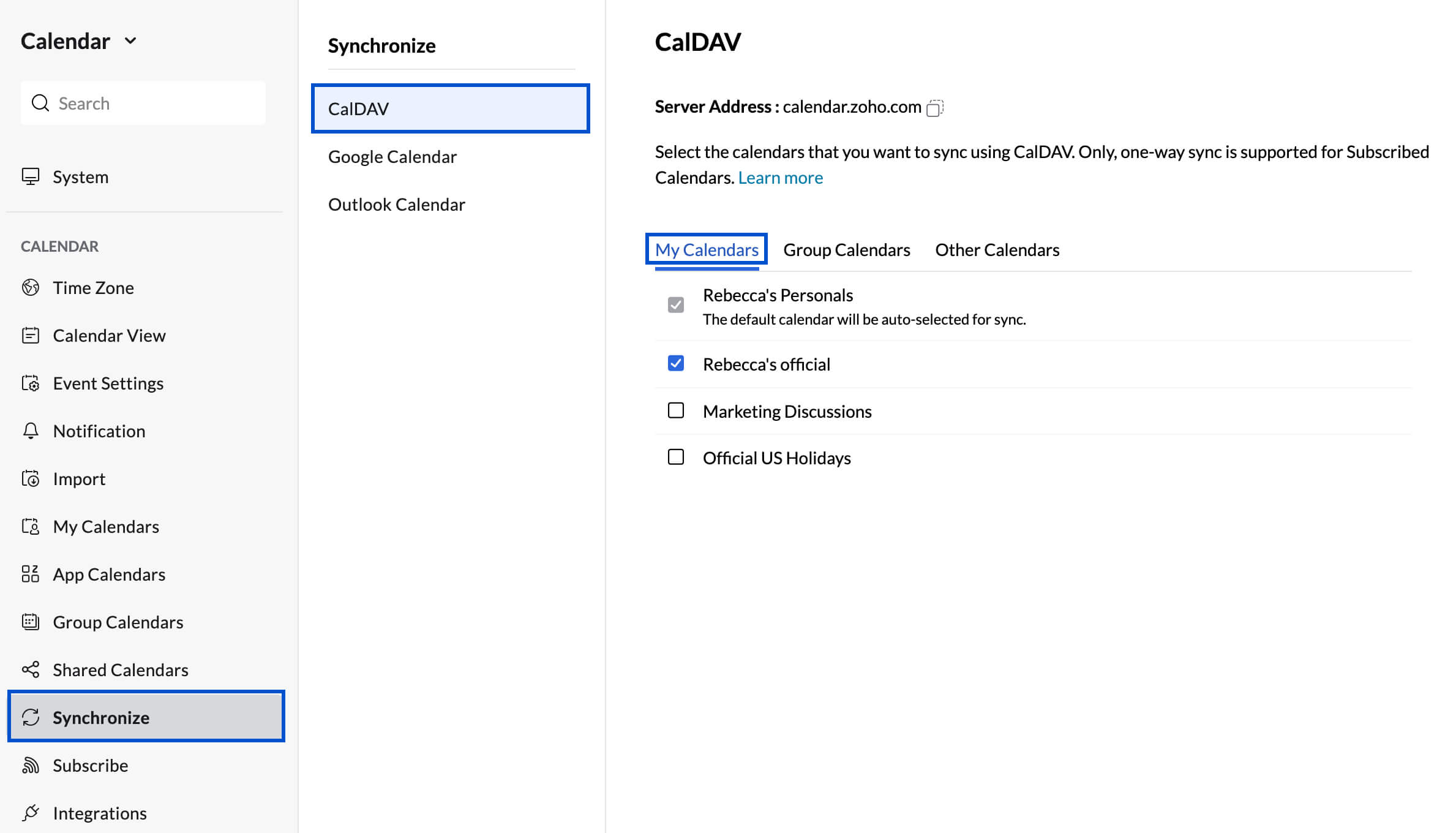 caldav