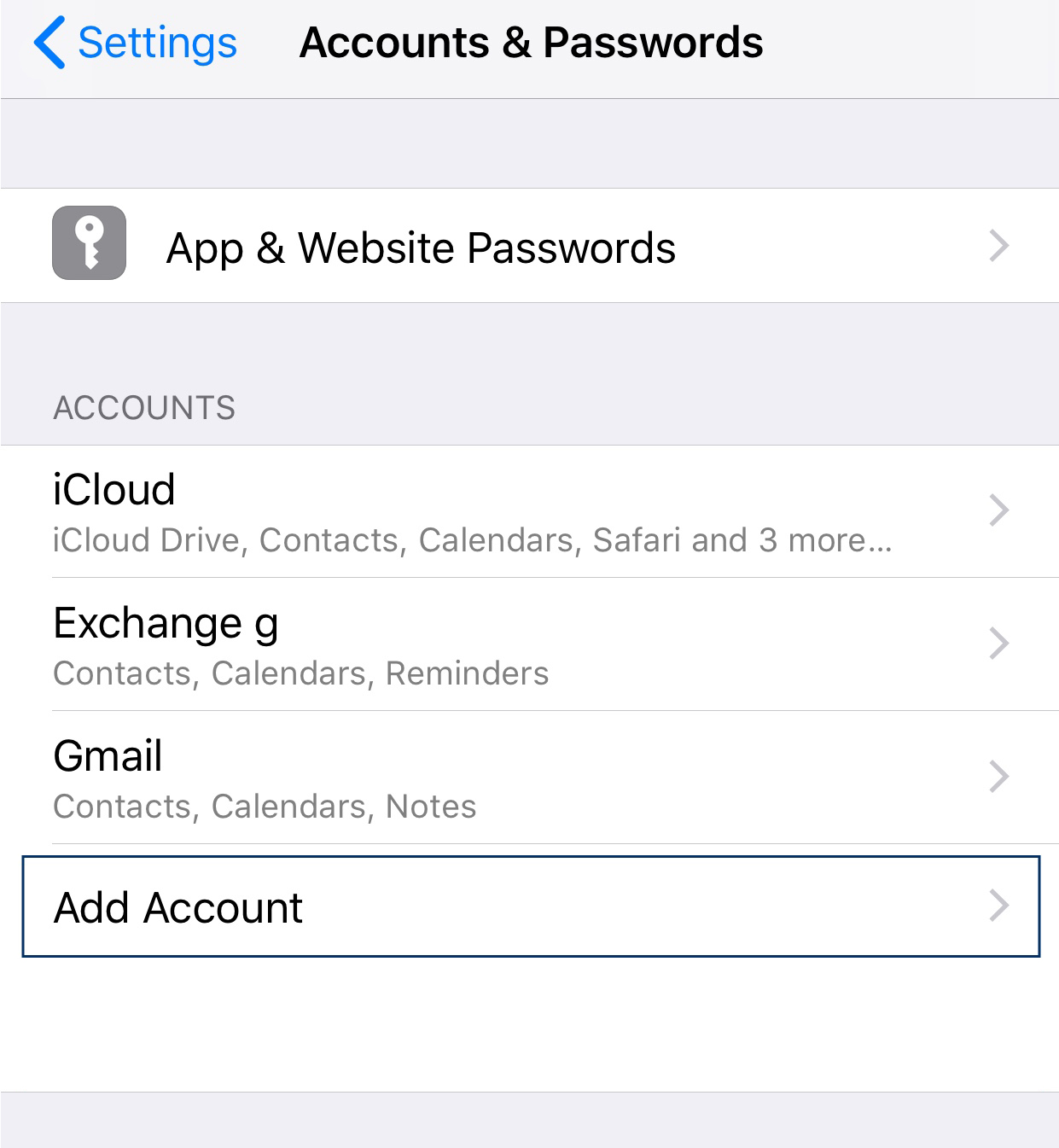 Add account