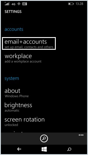 email accounts