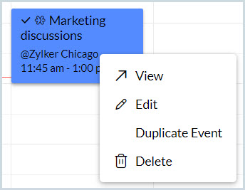 delete event