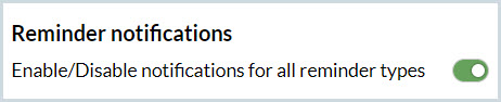 notification