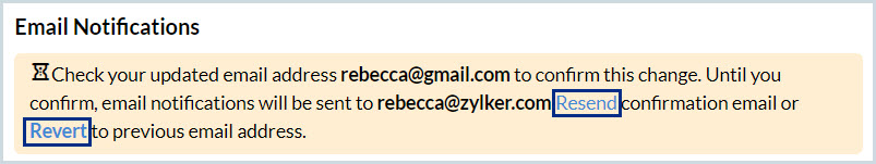 notification