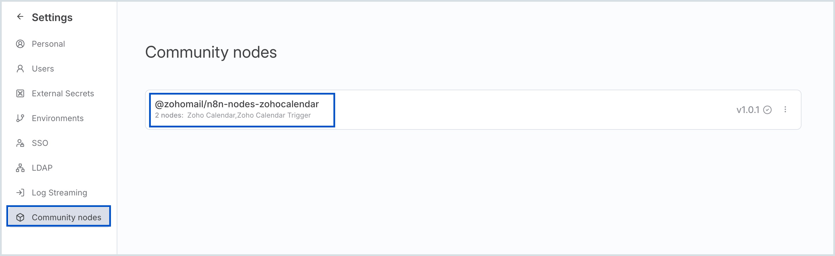 Node details