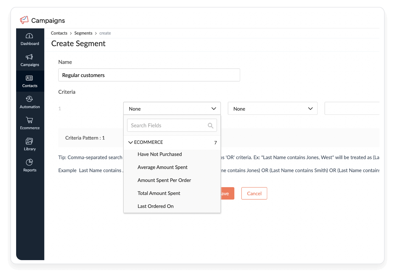 Low customer engagement template