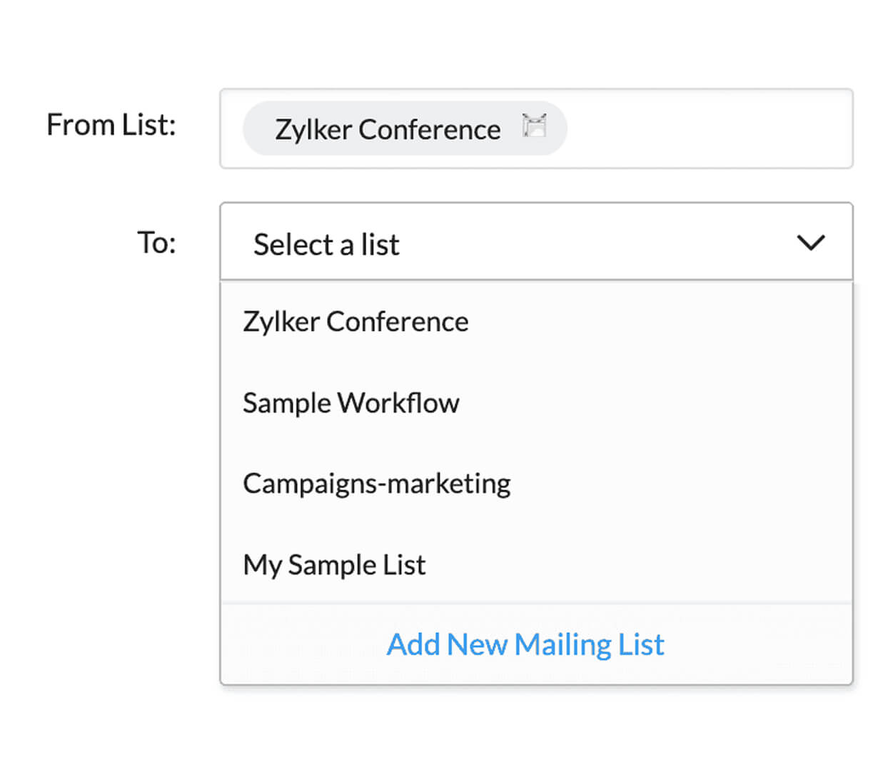 Merge Mailing List