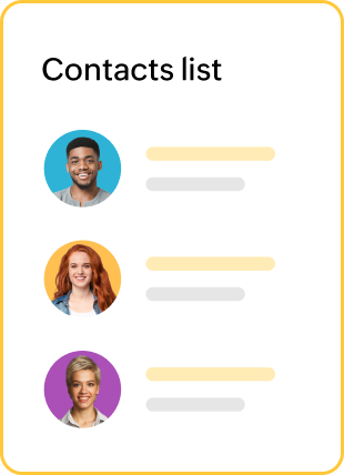 Contact list