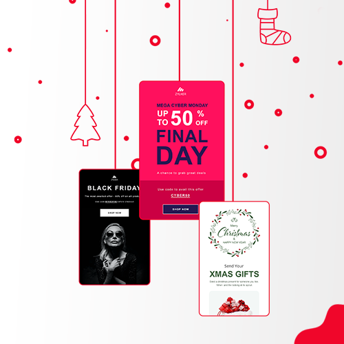 Designing ecommerce email templates for holiday season