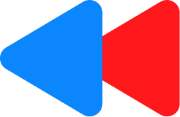 rewind arrow blue