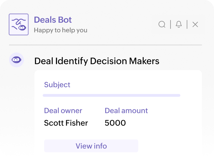 Bots and tools interface