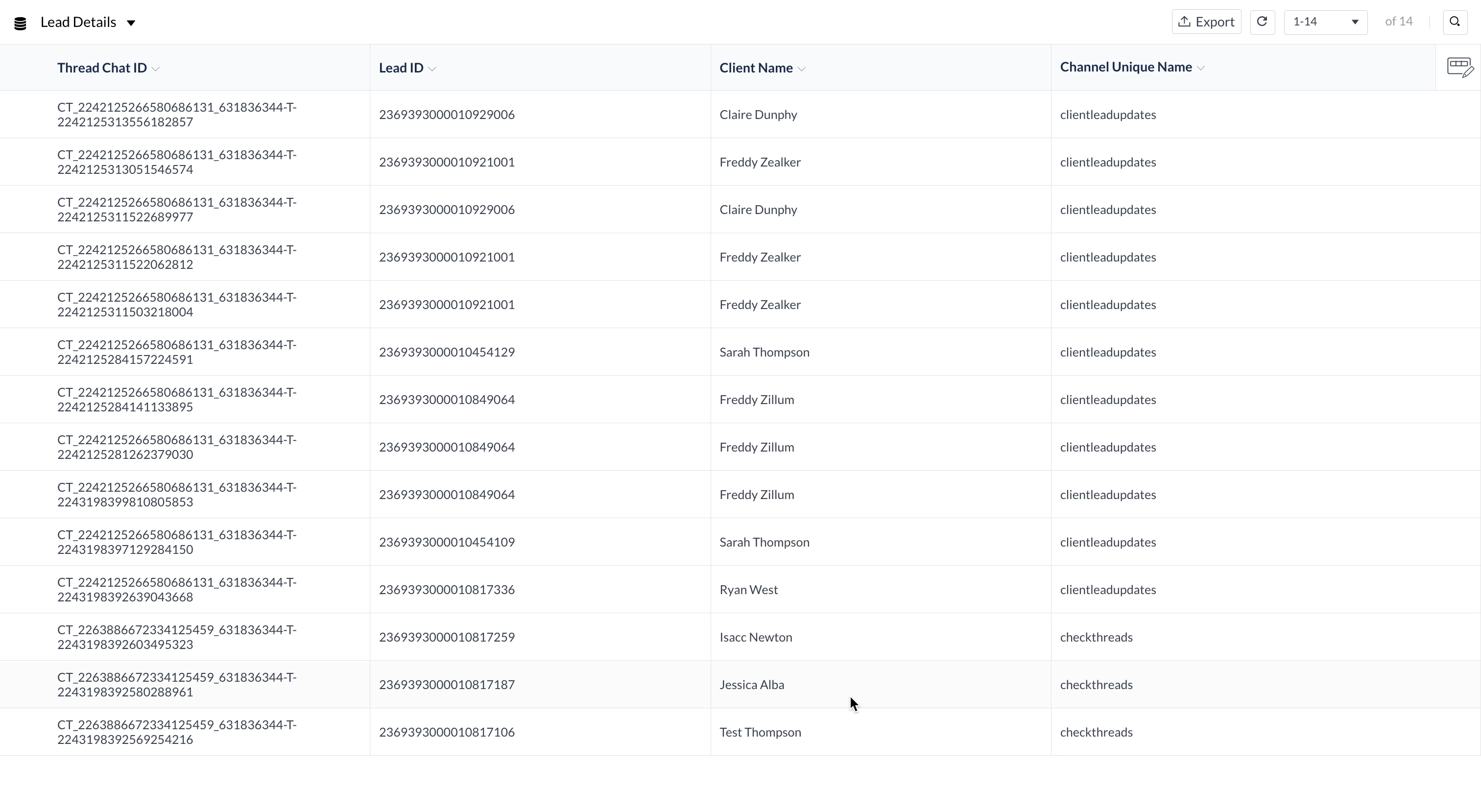 Export platform databases with any preferred format such as PDF Excel sheet and much more