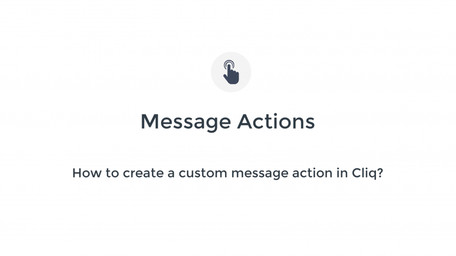 message action handler