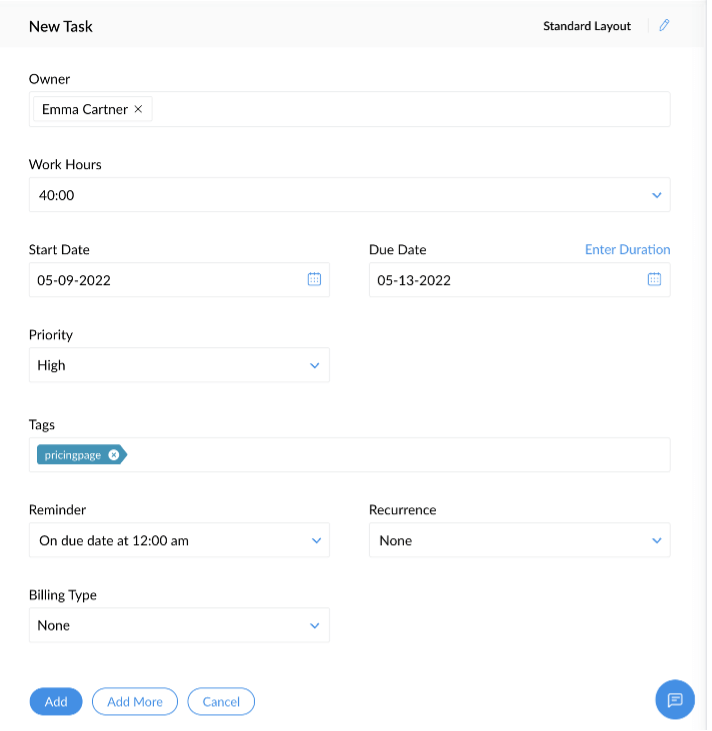 Streamline project assignments