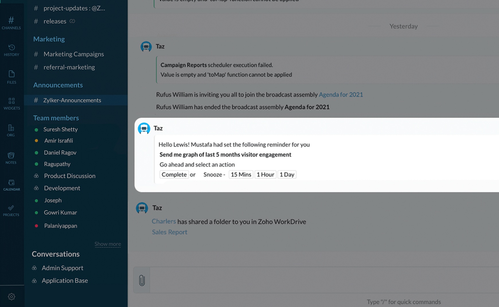Simplified task management for your workplace