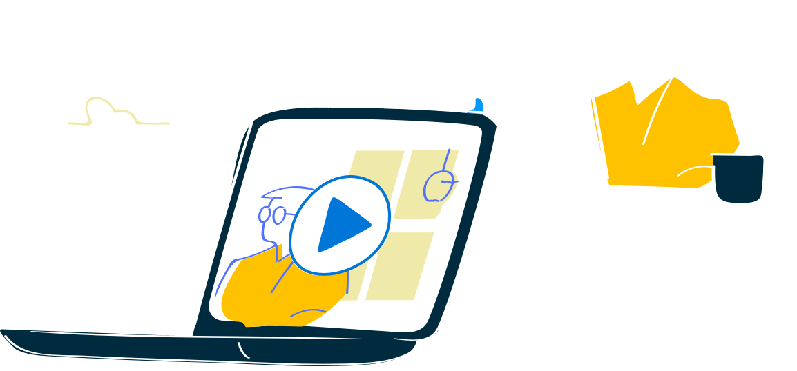 Colaboración de video empresarial de Zoho Cliq