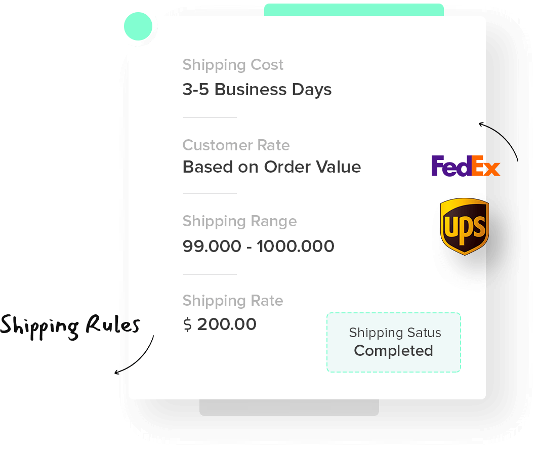 Shipping, payments, and taxes