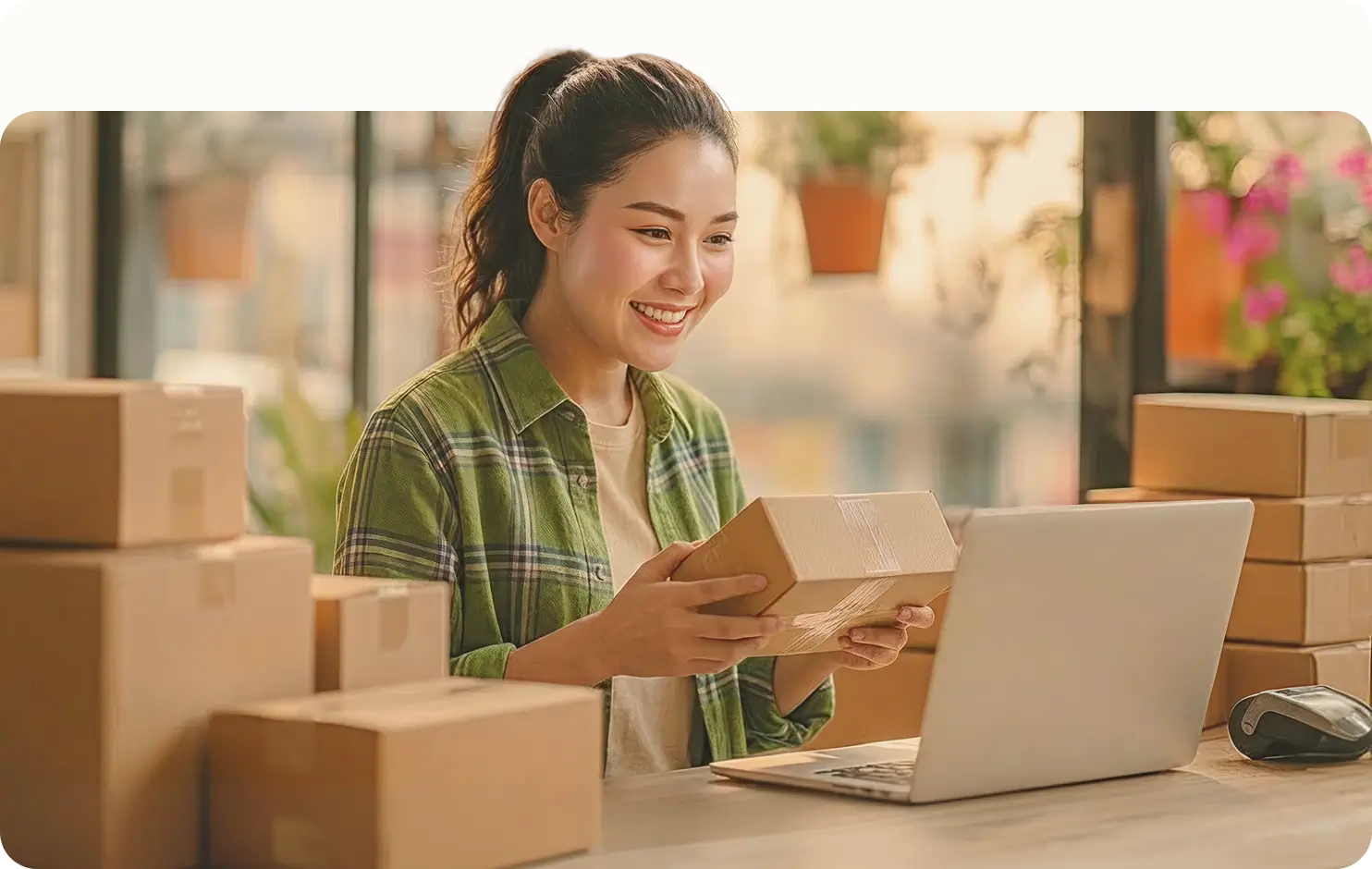 Pickup location options displayed for customers