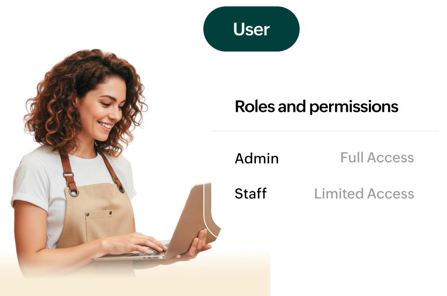 User roles and permissions