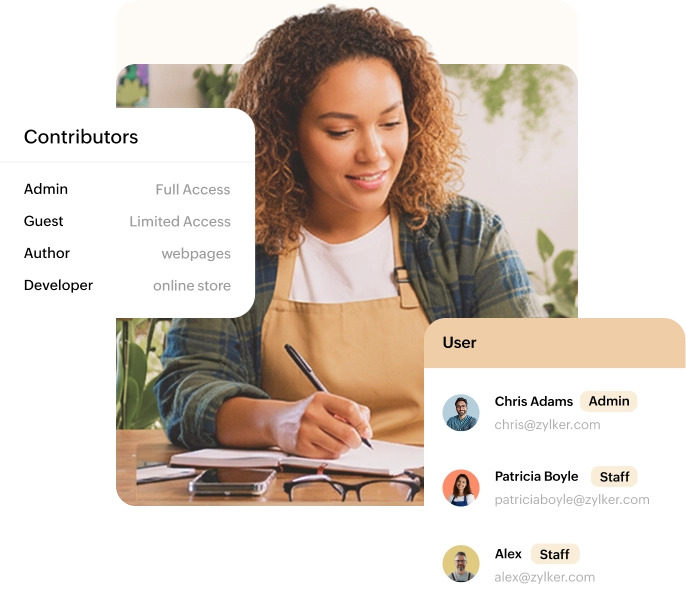 User and roles management on mobile