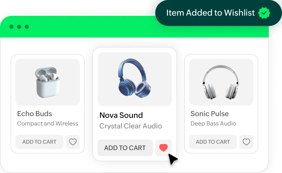 Boost customer engagement with wishlists