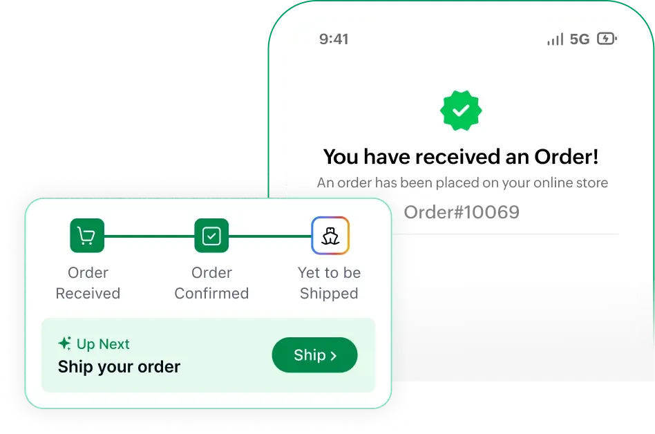 Order alerts