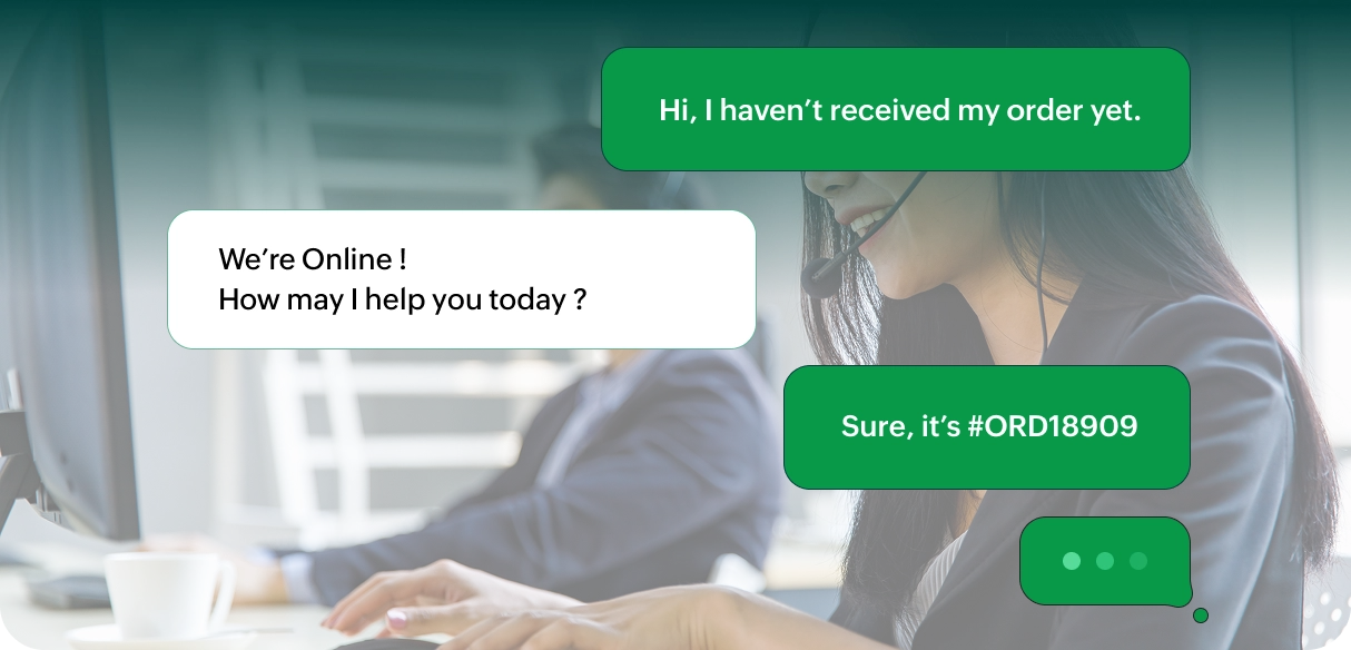 Live chat for instant shopper support