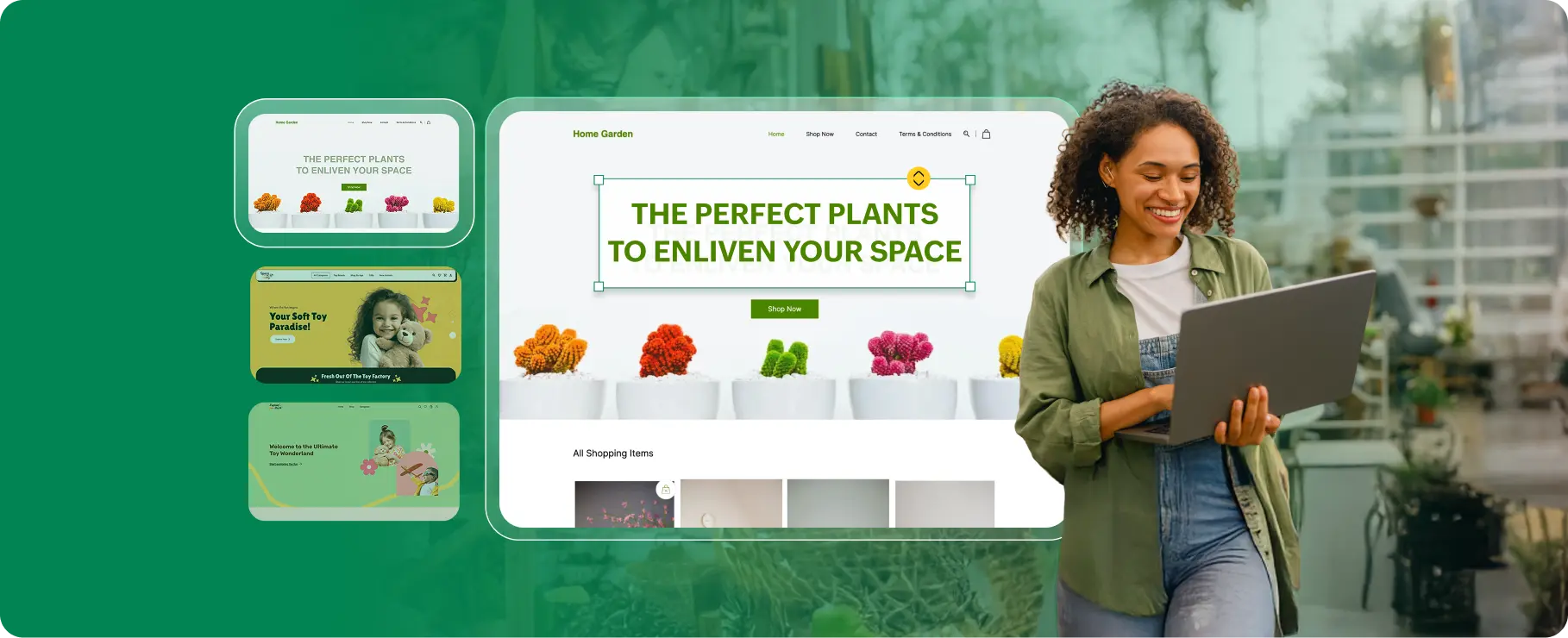 Ecommerce builder preview