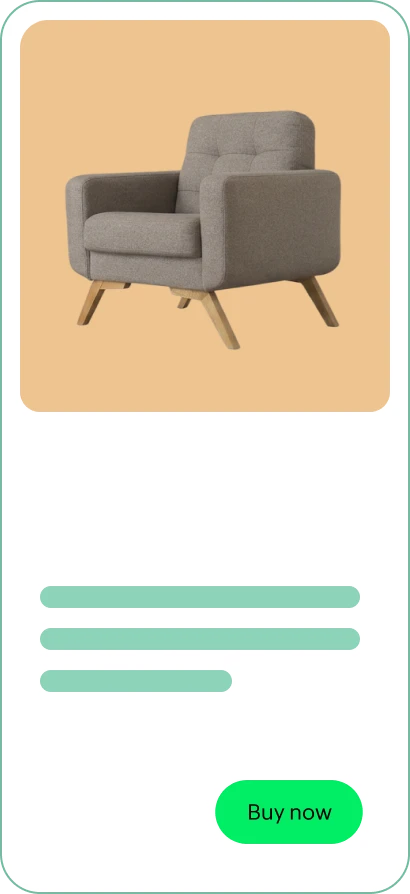 Product detail and quick actions preview