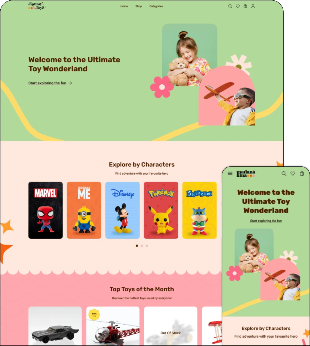 Mobile ready and responsive preview