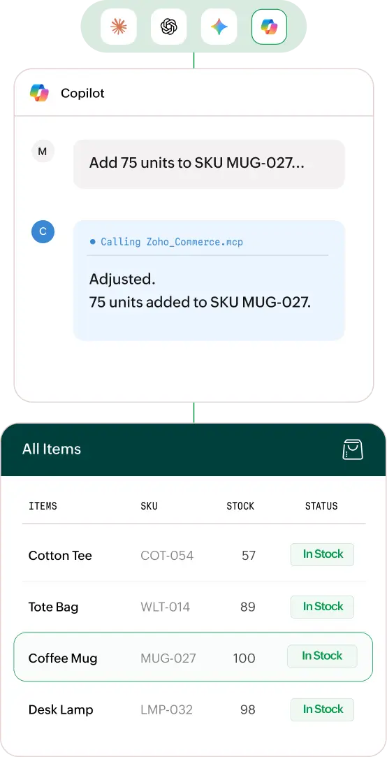 Manage customers through MCP