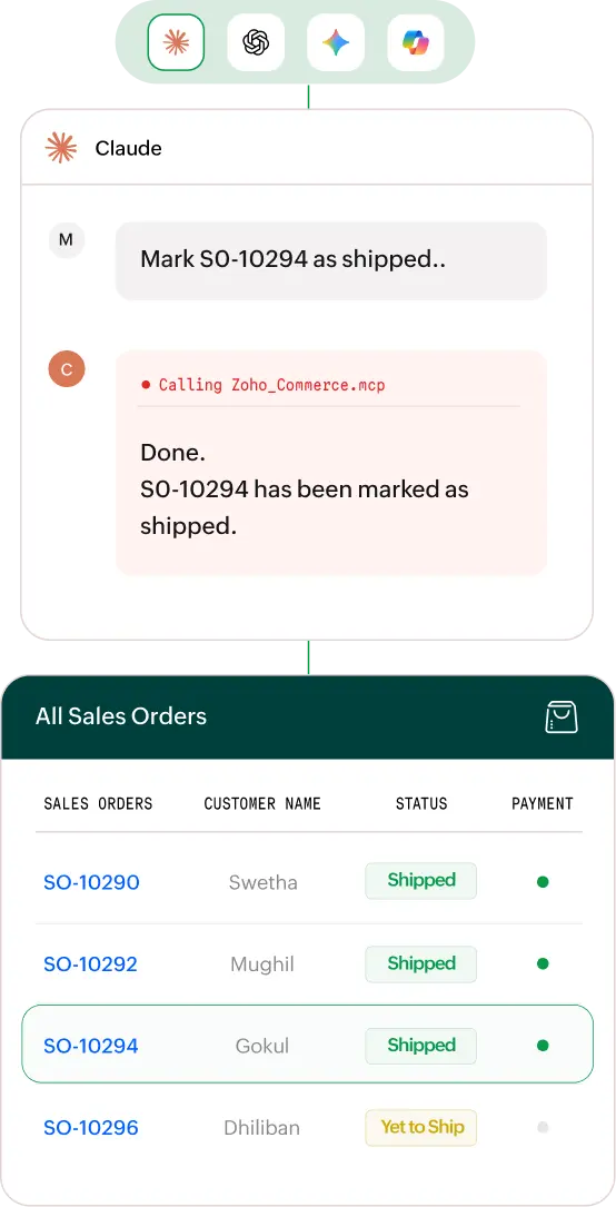 Manage products through MCP