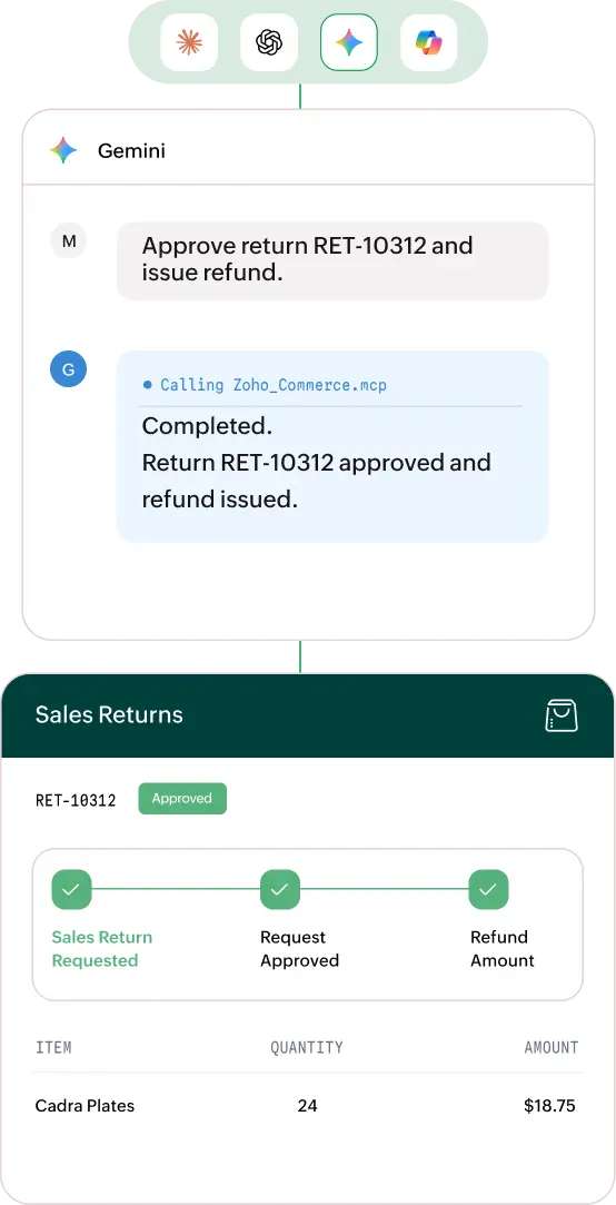 Manage shipping through MCP